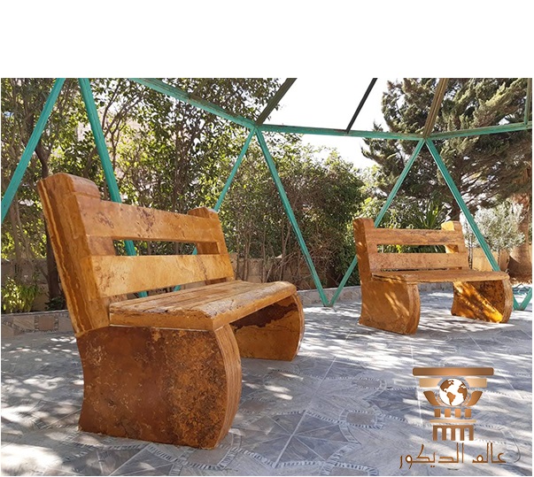مقاعد حجر Stone benches