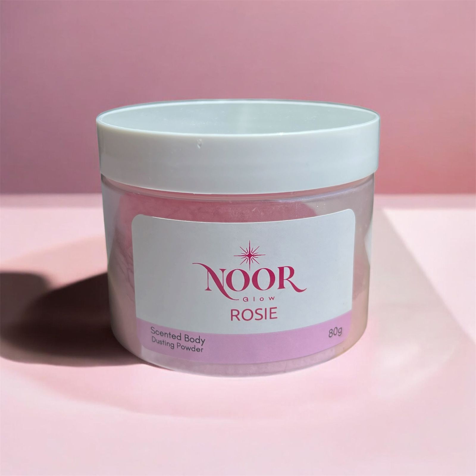 هيلين » NOOR GLOW ROSIE SCENTED BODY DUSTING POWDER 80G نور كلو بودرة ...