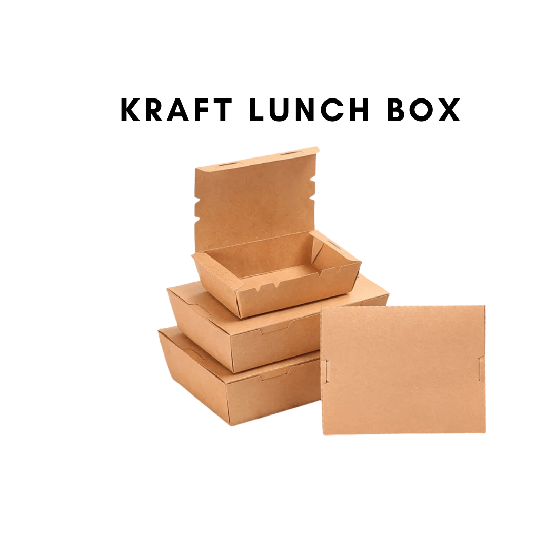 علب طعام من ورق