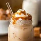 iced caramel latte
