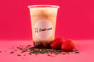 strawberry milk tea