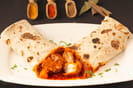 chicken curry roti roll