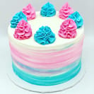 gender reveal cake