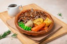 lamb roast dinner – yorkshire bowl