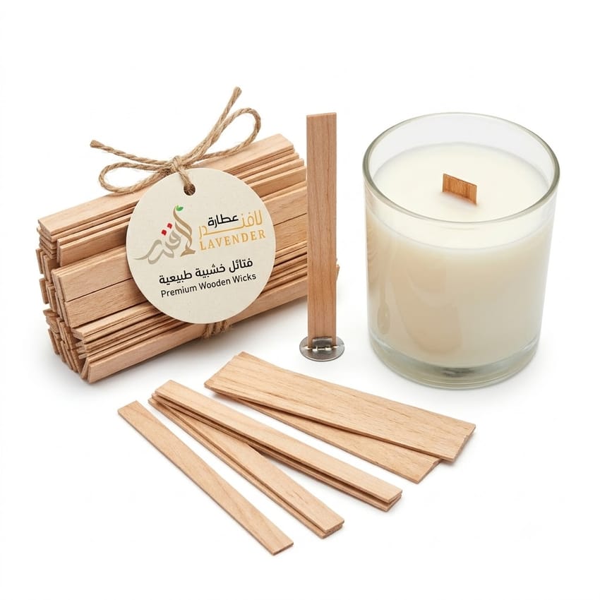 Lavender » Natural Wooden Candle Wicks