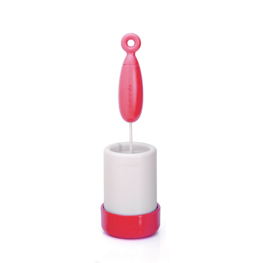 Suavinex Duo Baby Bottle Brush + Holder-pk