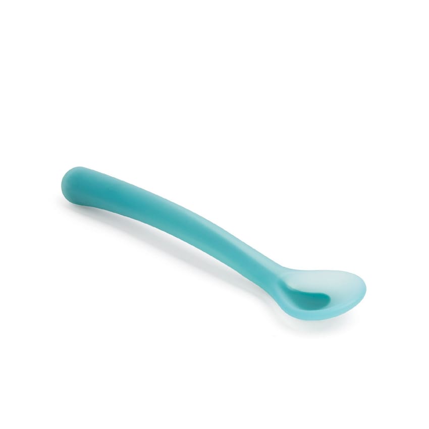 Suavinex Blue Fluor Silicone Spoon
