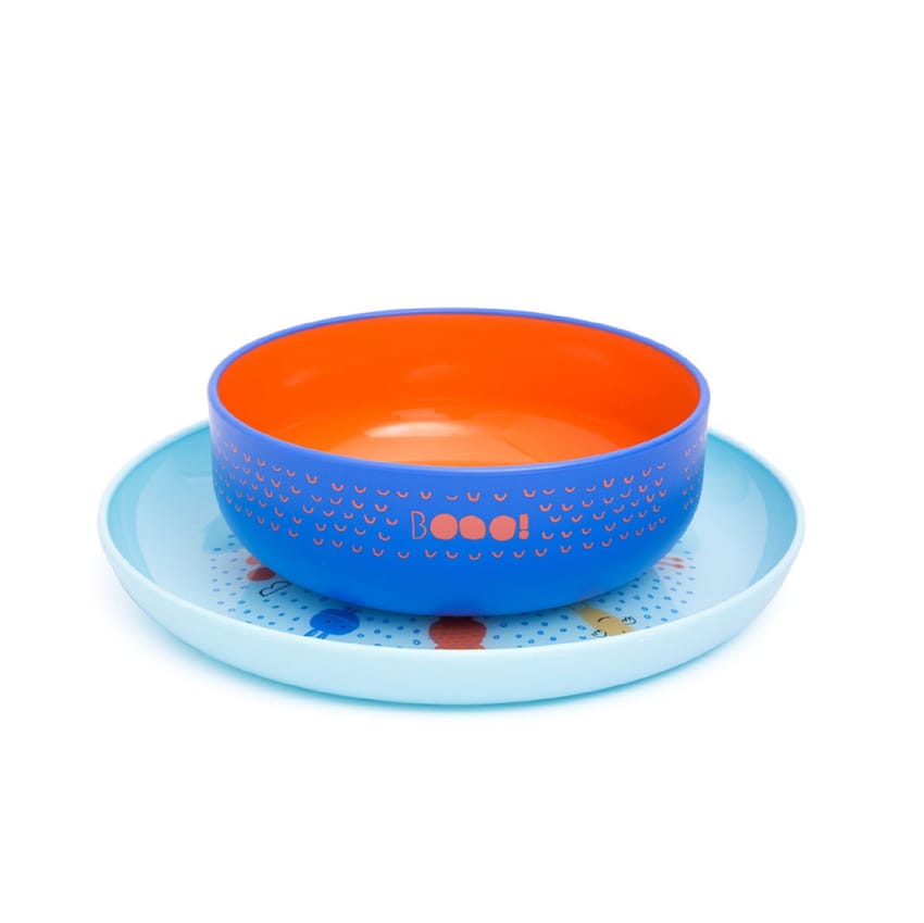 Suavinex Bule Plate + Bowl Boo