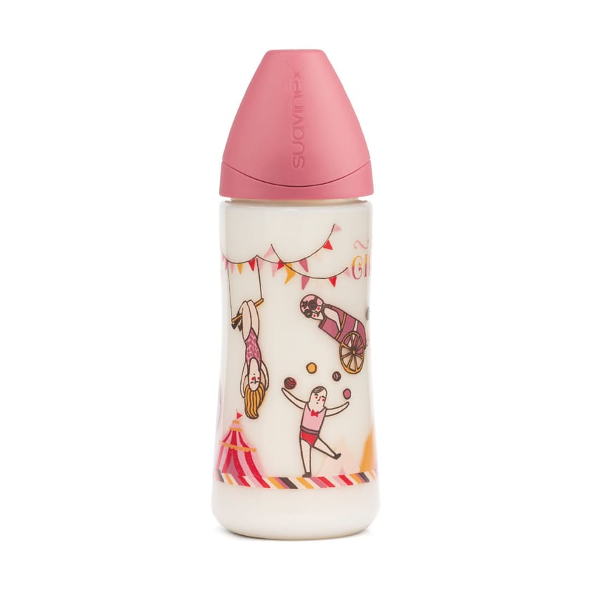 Suavinex Feeding Bot 360 Anatomical Pink Circus