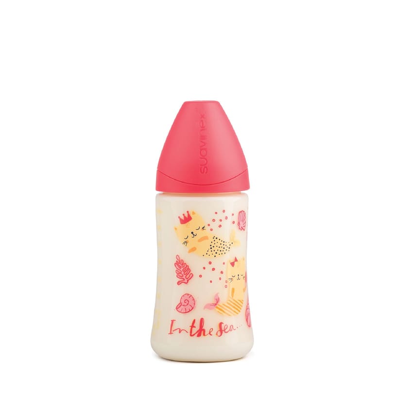 Suavinex Feeding Bot 270 Anatomical Pink Mermied