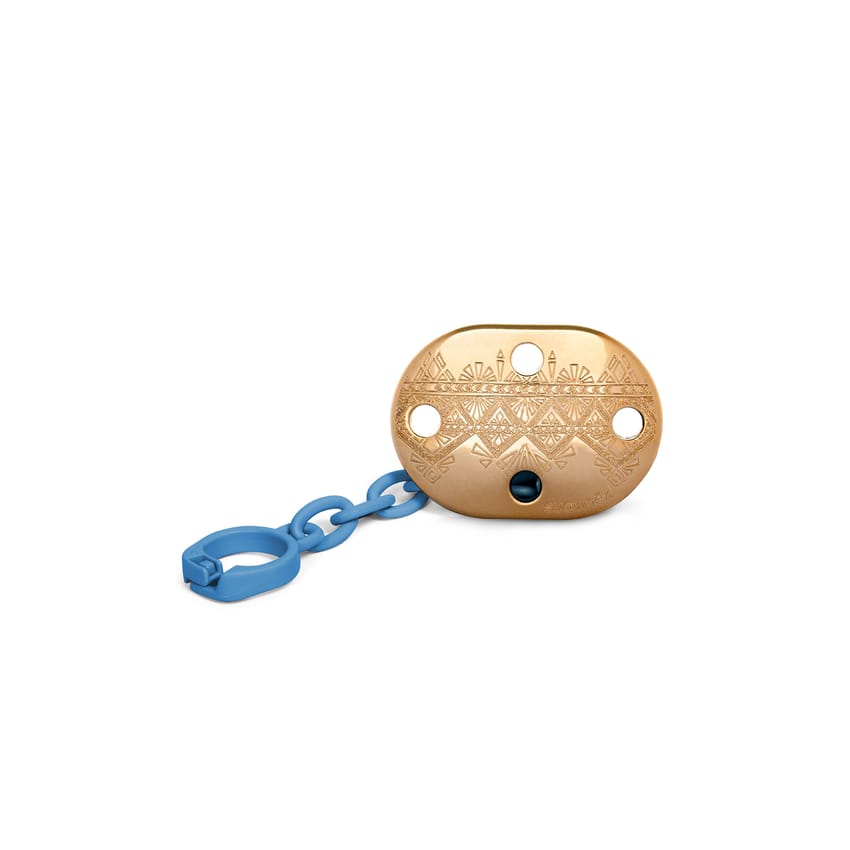 S Premium Soother Chain Dark Blue