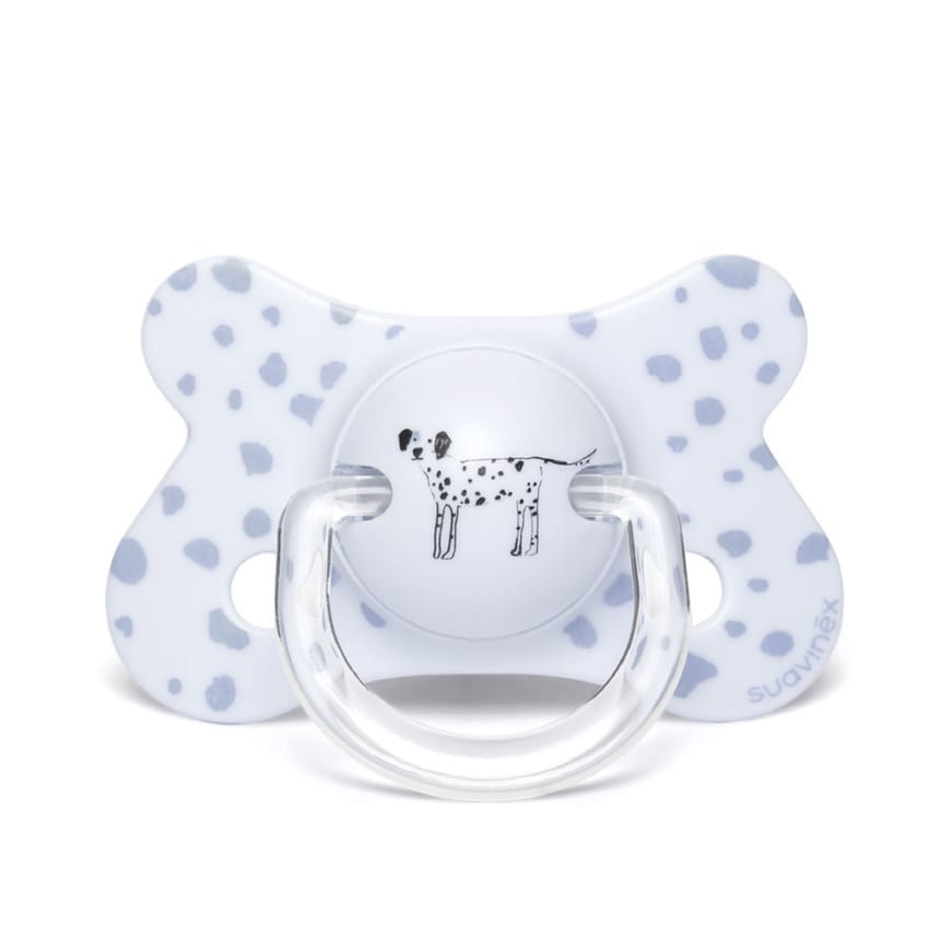 Suavinex Fus Soother Phy S 4/18m Dalmatians Bl L1