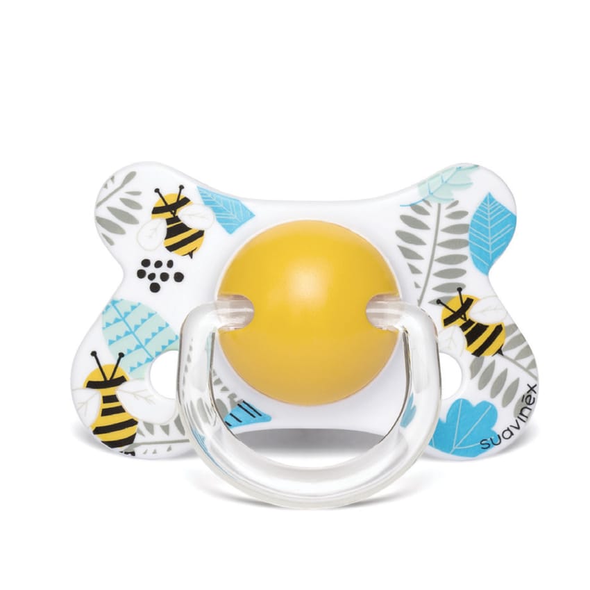 Suavinex Fus Soother Phy S 4/18m Bee Yw L1
