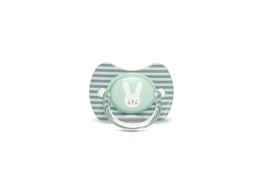 Suavinex Prem Phy Soother S 6/18 Rabbit Gr