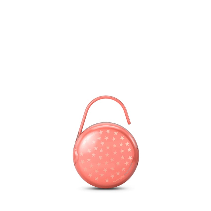 Suavinex Soother Holder The Basics Coral