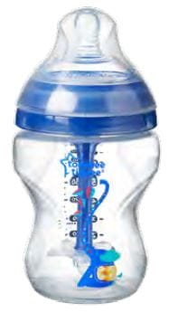 Advanced anti colic 260×1 ml decorated slow bottle (boy)