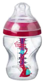 Advanced anti colic 260×1 ml decorated slow bottle (girl)