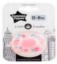 Close to nature 0-6 months LONDON soother (girl)