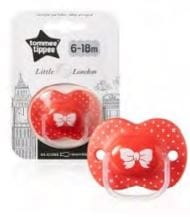 Close to nature 6-18 months LONDON soother (girl)