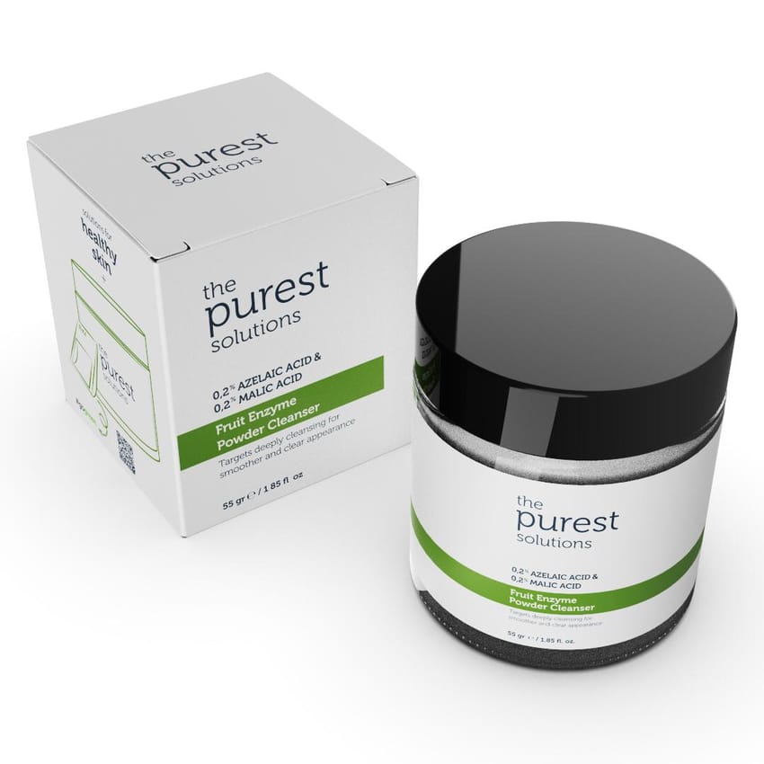 FRUIT ENZYME POWDER CLEANSER (0.2% AZELAIC ACID & 0.2% MALIC ACID) 55GM