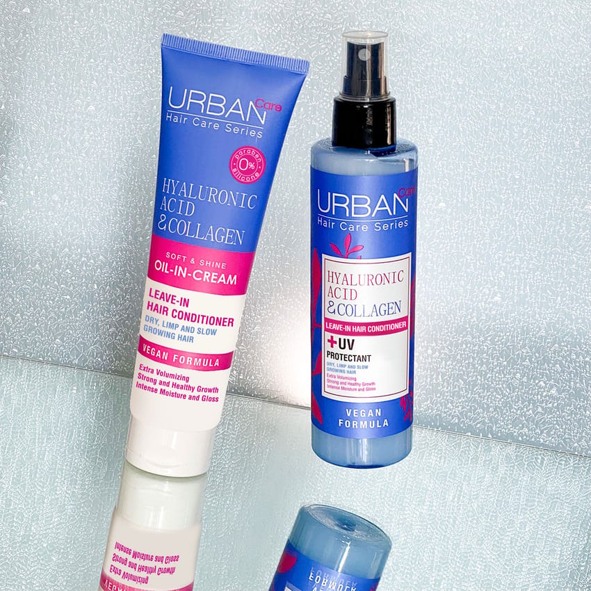 Urban care hyaluronic acid and collagen leave in conditioner spray
