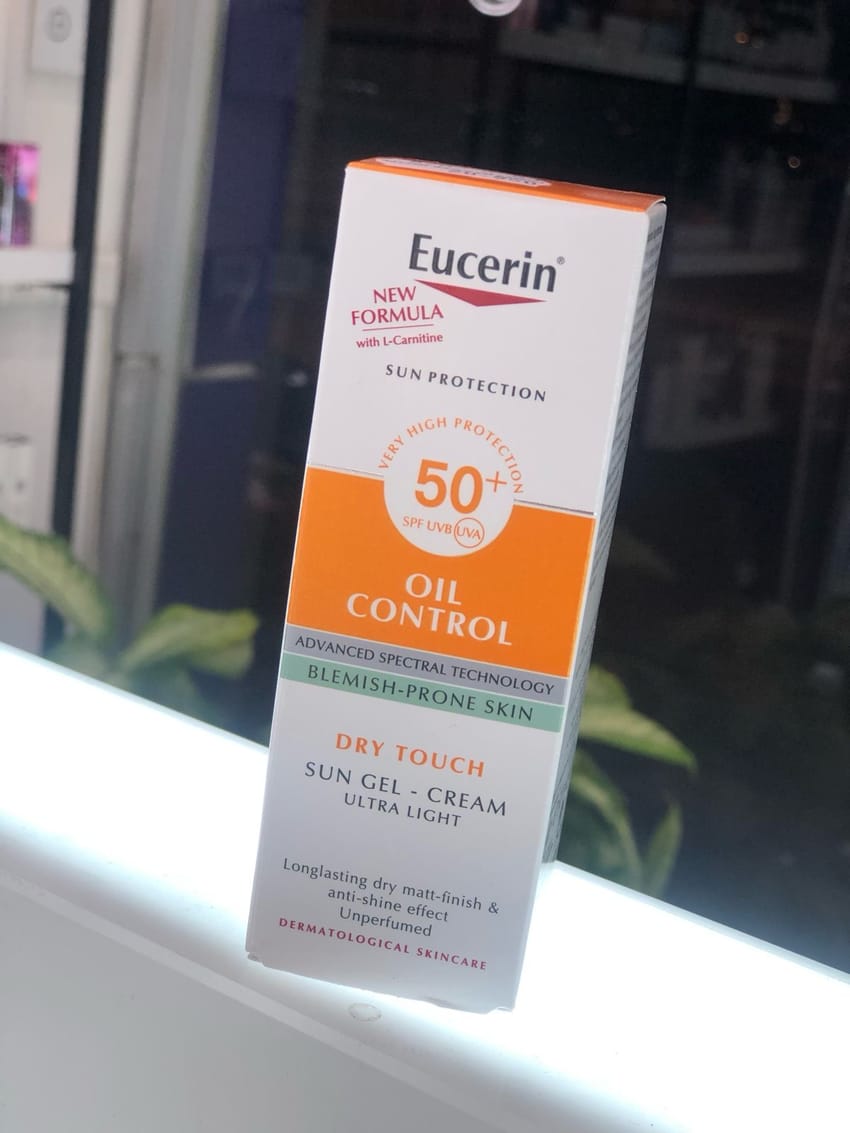 eucerin gel-cream sunblock