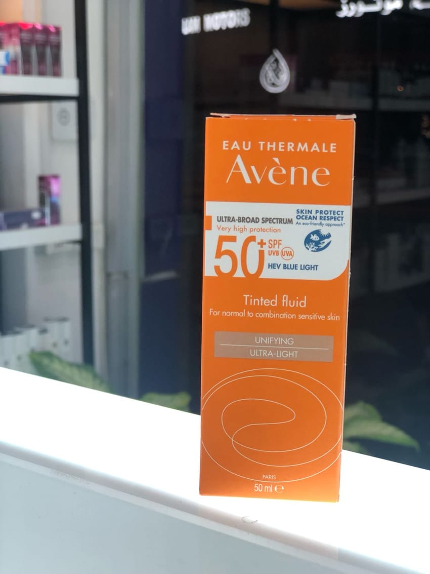 avene fluid tinted sunscreen