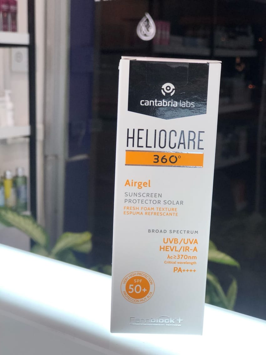 heliocare airgel sunblock