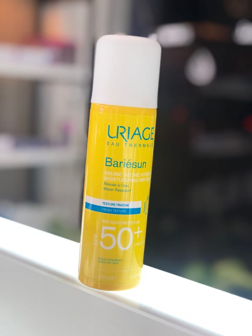 uriage sunblock spray