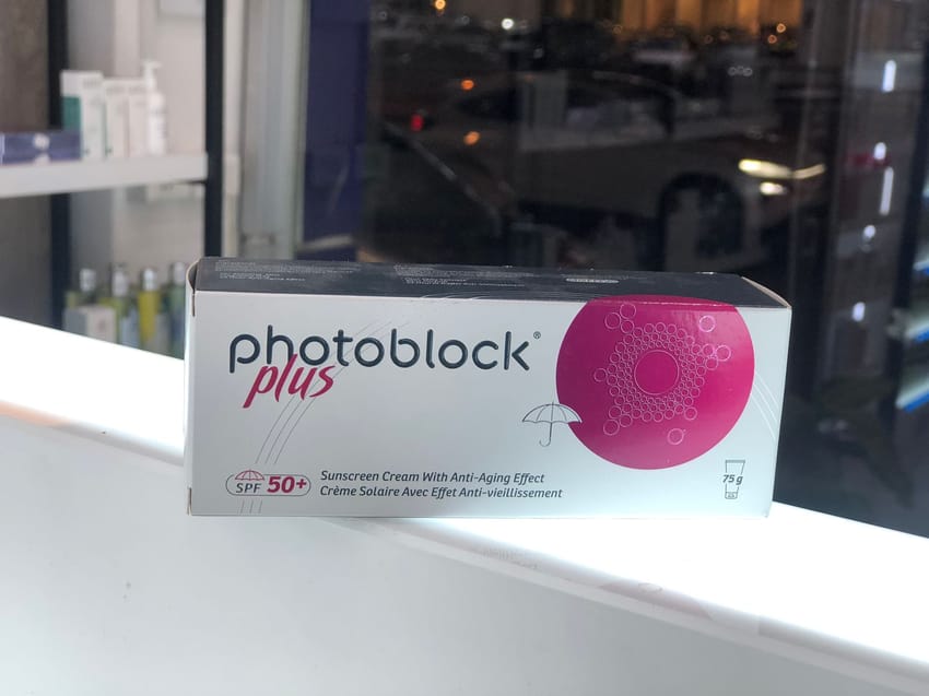 photoblock plus sunblock cream