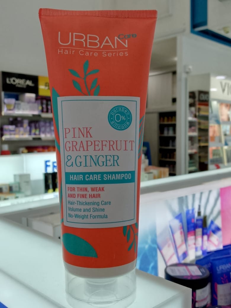 urban care pink grapefruit and ginger shampoo