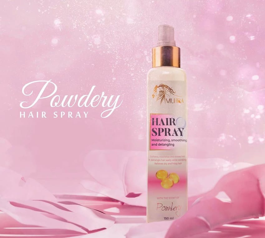 MUHRA HAIR SPRAY POWDERY 150ML