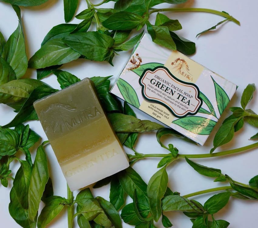 MUHRA ORGANIC FACIAL SOAP GREEN TEA