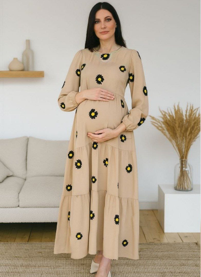 Modanova  Beige maternity dress 60291