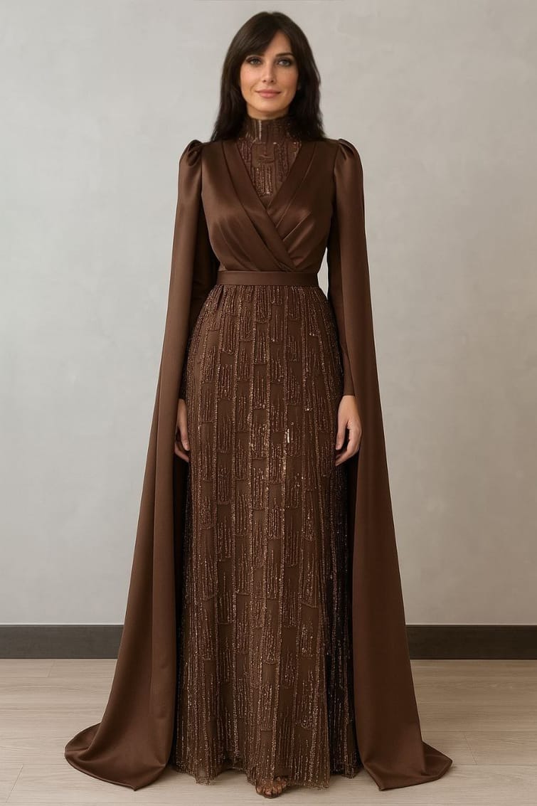Modanova  Evening dress for veiled women 30502