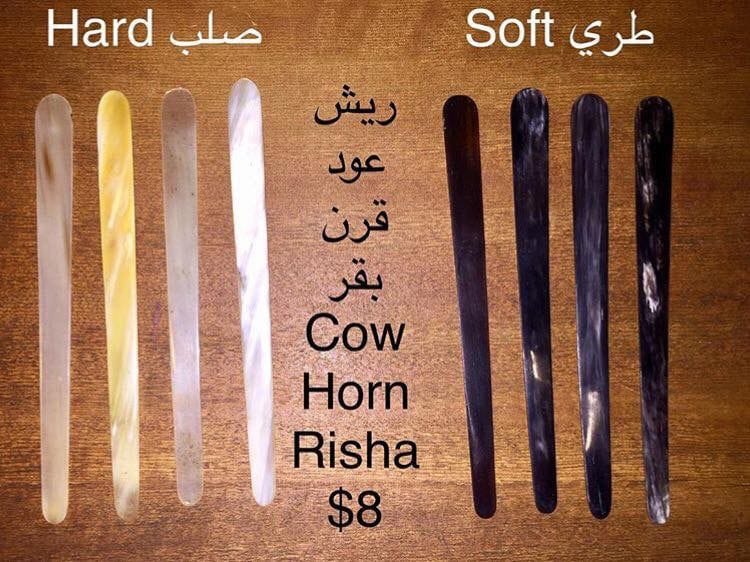 Lot De 5 Médiators Oud Risha Istanbul - Plectres Originals Pour Oud 0,71mm