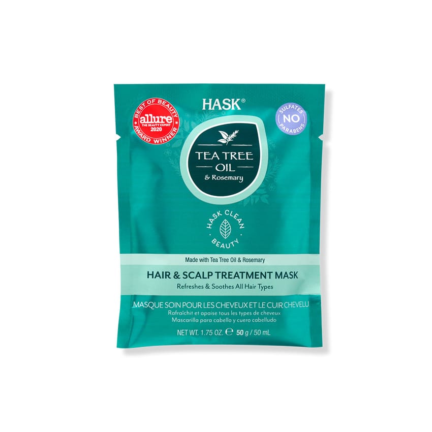 Hask TEA TREE OIL & ROSEMARY HAIR & SCALP TREATMENT MASK Hask 50ml