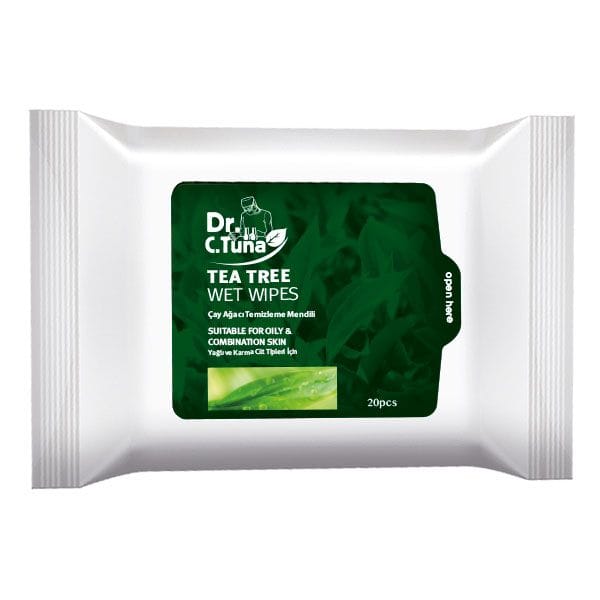DR C TUNA TEA TREE CLEANSING WET WIPES 20 PCS