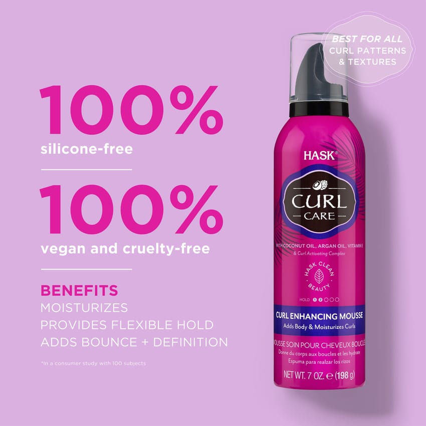 Hask Curl Enhancing Mousse HASK 198ml product thumbnail 3