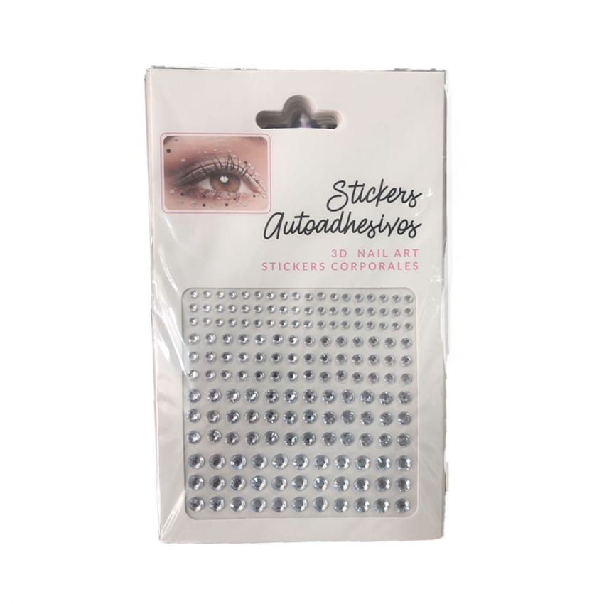 132 pieces diamond strass different sizes for hair and makeup face & body