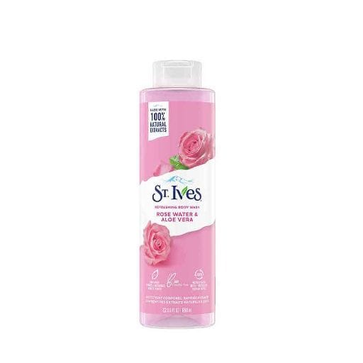 ST.IVES Rose Water Exfoliating Body Wash 650ml