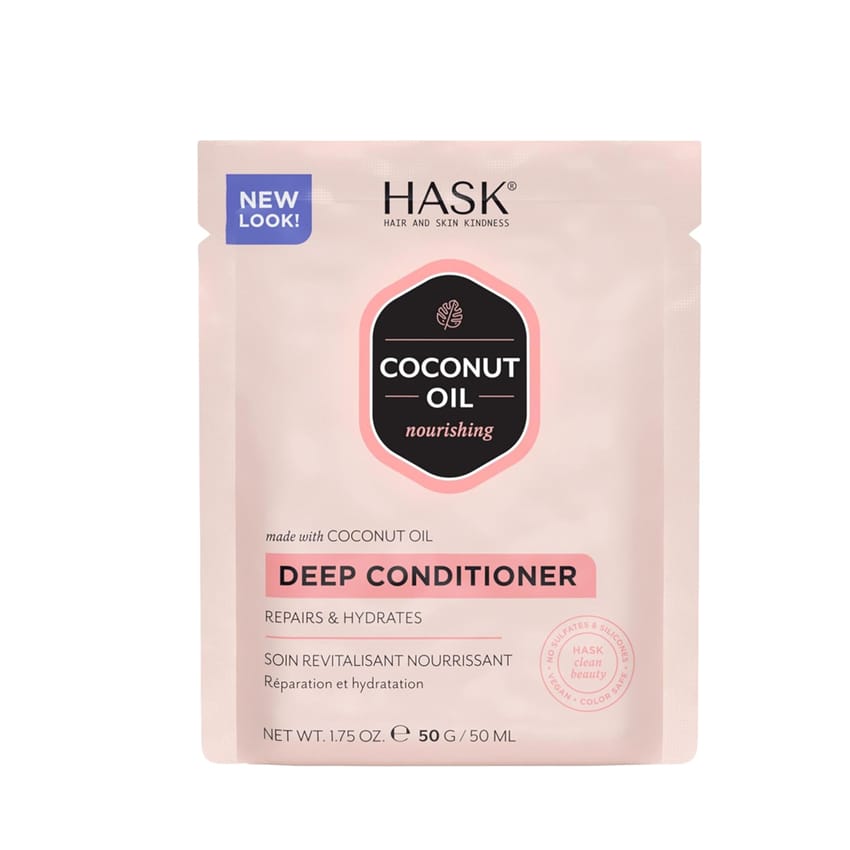 تريتمنت كونديشنر جوز الهند سولفات هاسك 50غم | hair-mask | hair-treatment | hask | hair-care | d5%