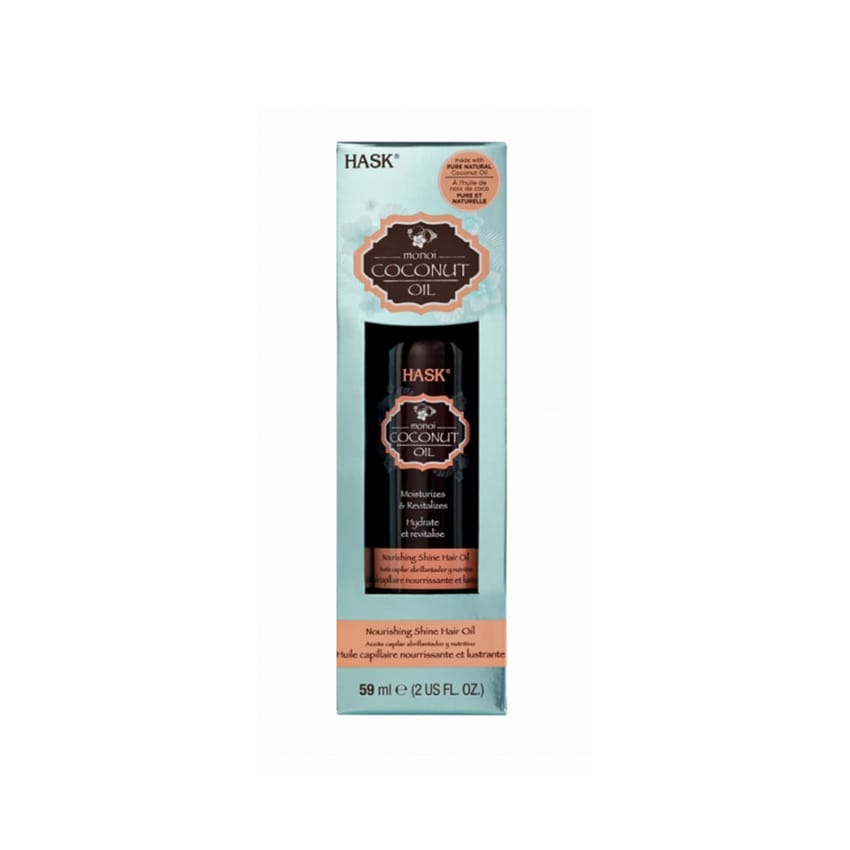 Hask Nourishing Shine Coconut Monoi Oil 60ml