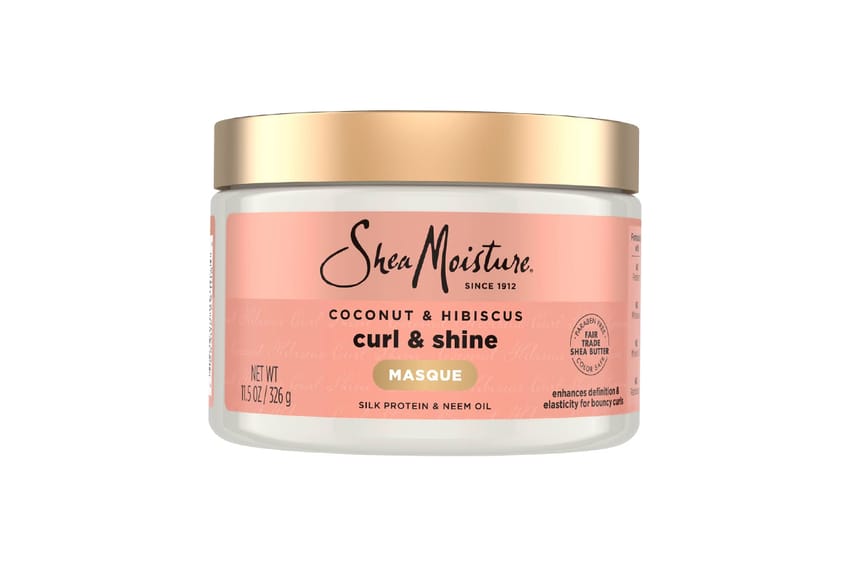 SHEA MOISTURE Coconut & Hibiscus, Curl & Shine Masque (340g)