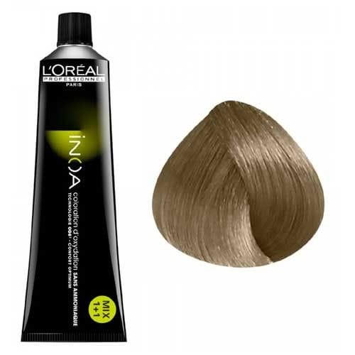 INOA Hair Dye 8 Light Blonde 60g + Oxidant | hair-color | inoa | loreal