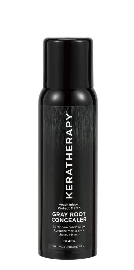 Keratherapy Keratin Infused Perfect Match Gray Root Concealer- Black 118 ml
