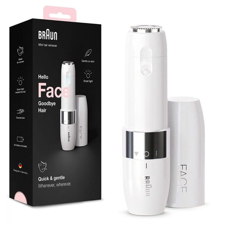 Braun Face Mini Hair Remover FS1000, Electric Facial Hair Removal for Women جهاز براون فيس ميني لازالة شعر الوجه FS1000