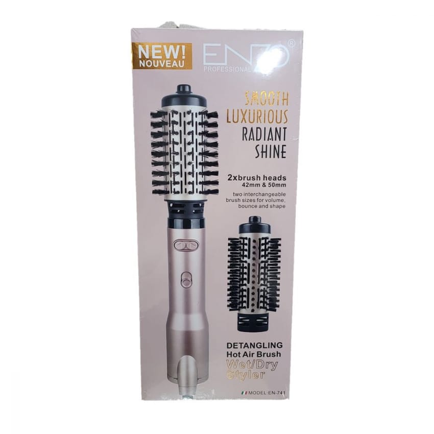 Enzo heat head brush luxurious radiant shine x2 heads | electronics | hair-dryers | straighteners-and-curlers | enzo