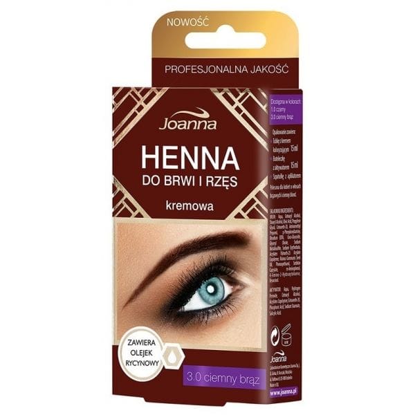 Jounna Eyelash and Eyebrow Tint Henna Brown | eyelashes | eyebrow