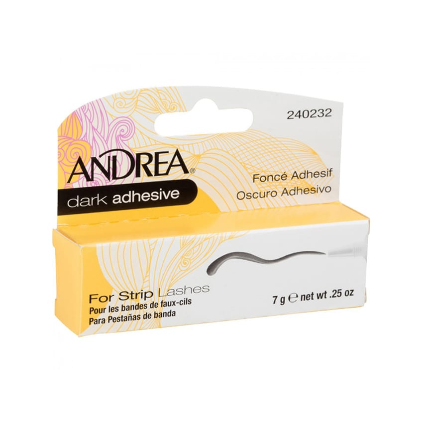 Andrea Eyelash Adhesive Glue Black Dark Black Color 7gm | lash-care | eyelashes | lash-adhesive | lash-extensions | andrea